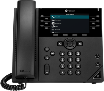 A high-quality, twelve-line, color IP phone for businesses of all sizes. The Polycom VVX 450 is ideal for high call volume handlers such as receptionist and call attendants.
